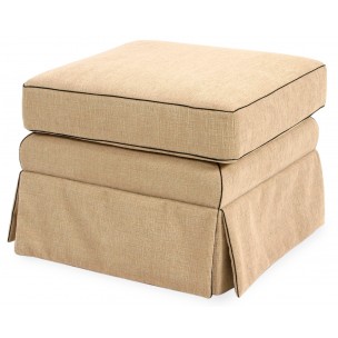 Mink Square Ottoman